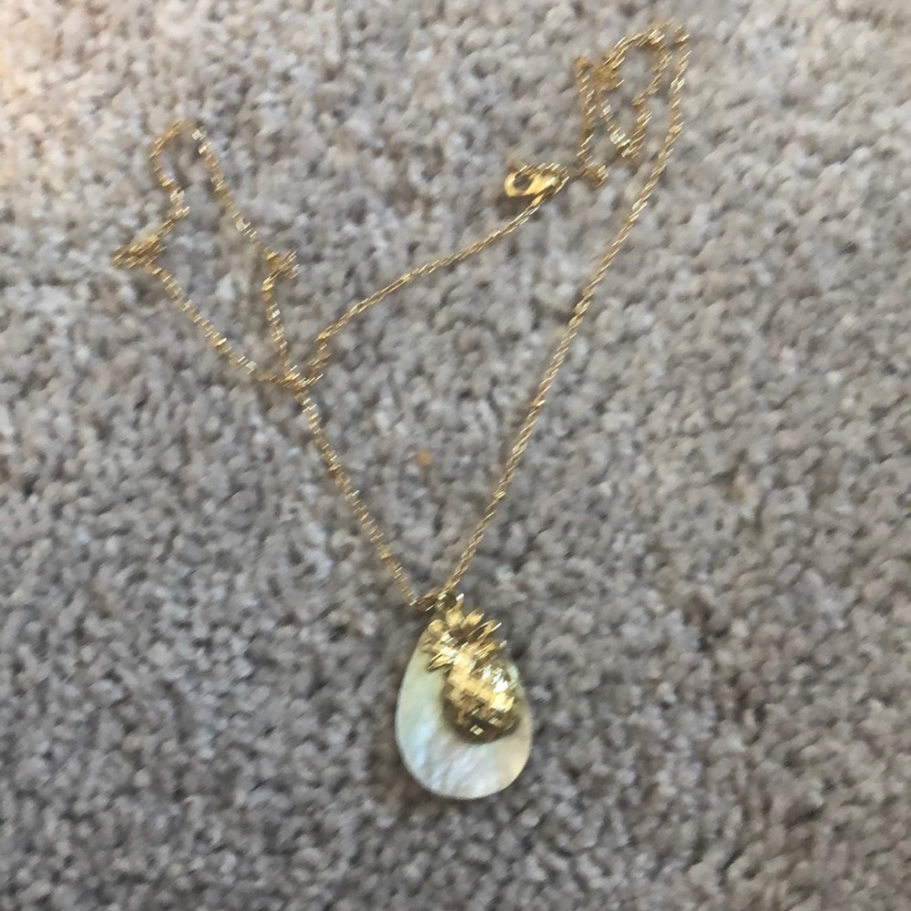 Pineapple charm necklace